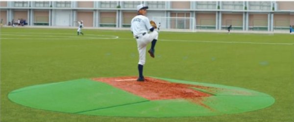 画像4: 移動式ピッチャーマウンド(クレー仕様)フルサイズモデル 硬式ルール仕様 (4)